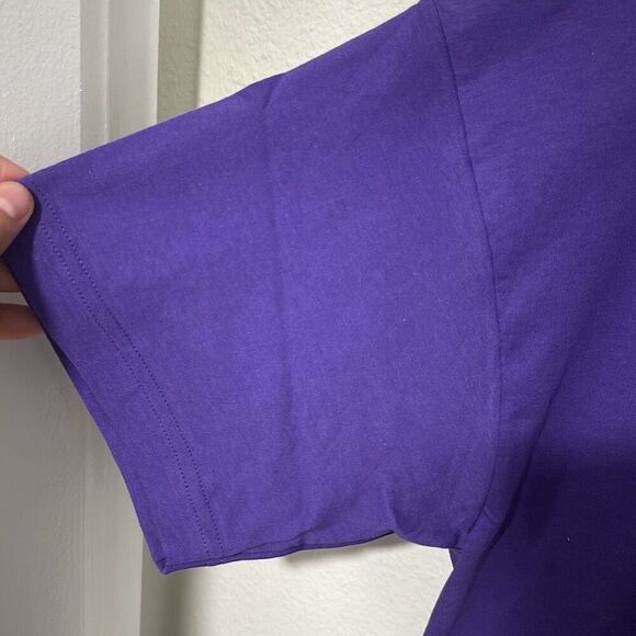 American Apparel Mens Purple Wizard of Oz Short Sleeve Cotton T-Shirt Size XL - Picture 3 of 6